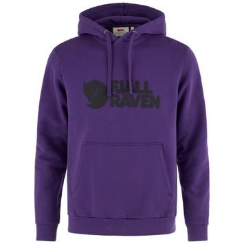 FJÄLLRÄVEN Fjällräven Logo Hoodie M Dark Violet