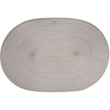 CONTINENTA Prostírání oválné 45 x 31 cm šedé