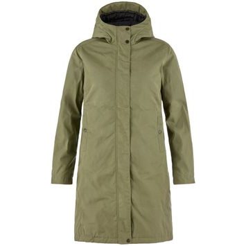 FJÄLLRÄVEN Kiruna Hydratic Padded Parka W Green