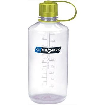 NALGENE Narrow Mouth 1000 ml Clear / Green Clos