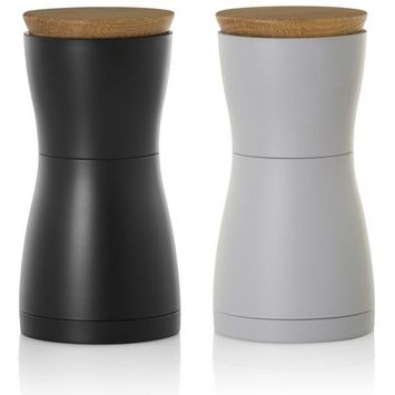 ADHOC TWIN, černá a šedá, dub/plast, 13,3 cm
