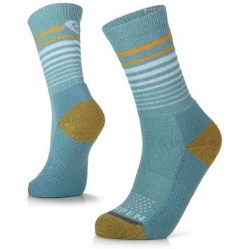 LORPEN WOOL HIKE MIDWEIGHT CREW KIDS, SMOKE BLUE