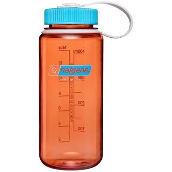 NALGENE WIDE-MOUTH SUSTAIN 500 ml Flame w/Blue Atoll
