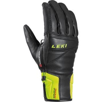 LEKI Worldcup Race Speed 3D, black-ice lemon