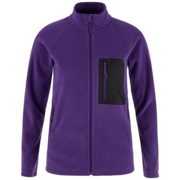 FJÄLLRÄVEN Kaipak Fleece W Dark Violet-Black