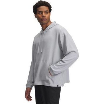 UNDER ARMOUR UA Rival Waffle Hoodie-GRY