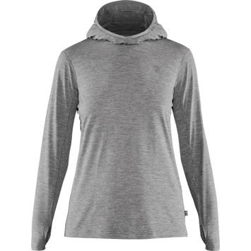 FJÄLLRÄVEN Abisko Sun-hoodie W Shark Grey