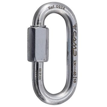 CAMP Oval Quick Link; 8mm; zinc plated steel