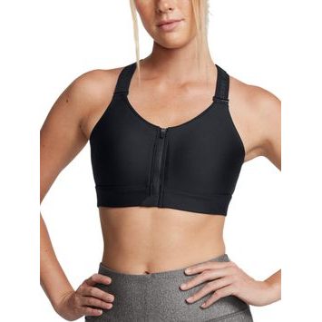 UNDER ARMOUR UA Infinity High Zip 2.0 Bra-BLK černá