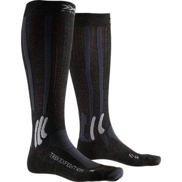 X-BIONIC X-SOCKS® TREK EXPEDITION opal black/dolomite grey melange