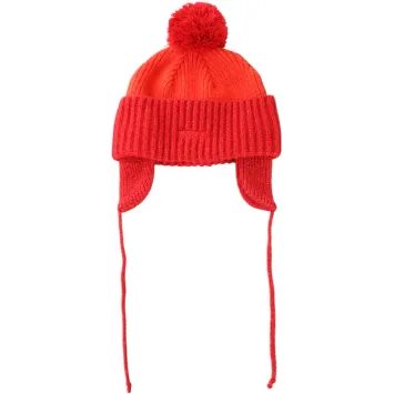 VANS Vans 66 Earflap Pom Beanie FIESTA