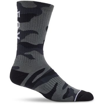 FOX Fox Camo Crew Sock Black Camo