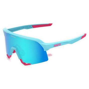 100% S3 LE Tatis 4 Soft Tact Blue - Blue Topaz Mirror Lens