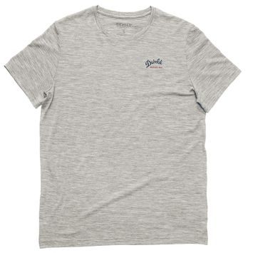 DEVOLD Classic "Script" Tee Man, Grey Melange
