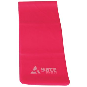 YATE FIT BAND 25mx15cm medium stiff, red