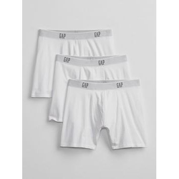 GAP 701135-03 Boxerky basic, 3 ks Bílá