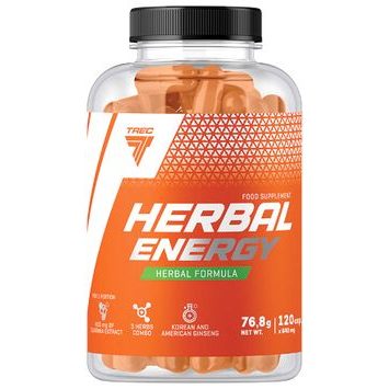 TREC NUTRITION Herbal Energy 120 kapslí