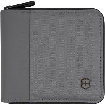 VICTORINOX Travel Essentials Zip-Around Wallet ledově šedá