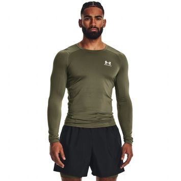 UNDER ARMOUR HG Armour Comp LS-GRN