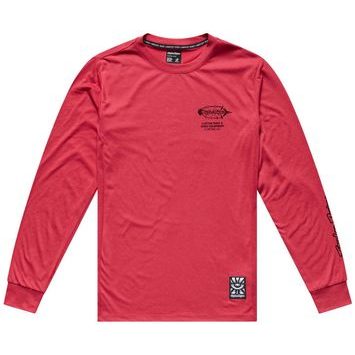 TROY LEE DESIGNS Skyline Ride LS Tee Feathered Ember Red