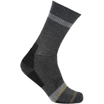 LORPEN MERINO HIKE MIDWEIGHT CREW M WHALES GREY