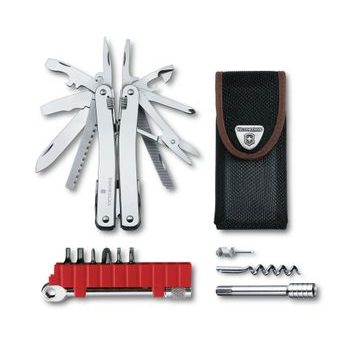 VICTORINOX Nástroj Swiss Tool Spirit X Plus Ratchet + ráčna a nylonové pouzdro
