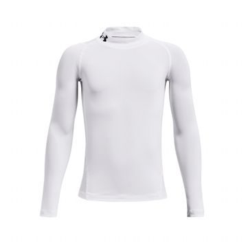 UNDER ARMOUR HG Armour Mock LS-WHT