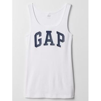 GAP Tílko s logem GAP Bílá