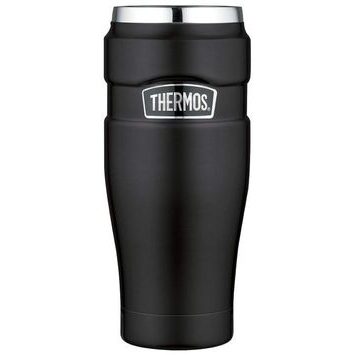THERMOS Vodotěsný termohrnek 470 ml - matně černá