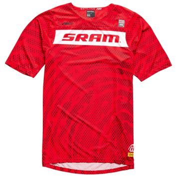 TROY LEE DESIGNS SKYLINE AIR SRAM ROOTS SHORT SLEEVES FIERY RED