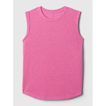 GAP 878221-05 Lněný tílkový top Růžová