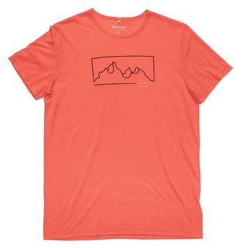 DEVOLD Active "Outline" Tee Man, Cayenne