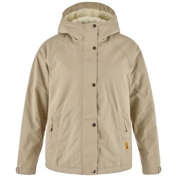 FJÄLLRÄVEN Vardag G-1000 Pile Jacket W Fossil