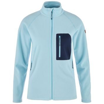 FJÄLLRÄVEN Kaipak Fleece W Breeze Blue-Navy