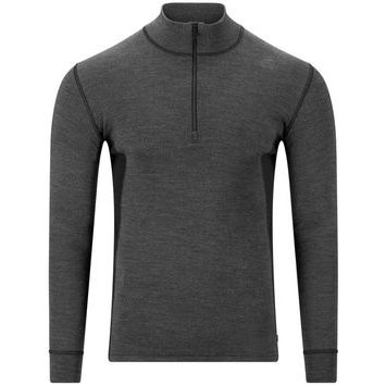 ACLIMA WarmWool mockneck M's Marengo/Jet Black