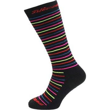 BLIZZARD Viva Allround ski socks junior, black/rainbow stripes
