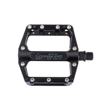 CONTEC Pedals 2black FR/DH Alu black