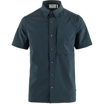 FJÄLLRÄVEN High Coast Pack Shirt SS M Dark Navy