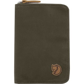 FJÄLLRÄVEN Passport Wallet Dark Olive