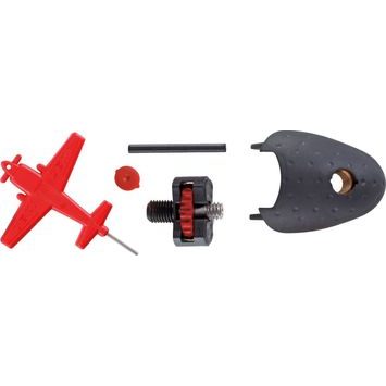 LEKI Mounting parts Aergon Photoadapter, black-red