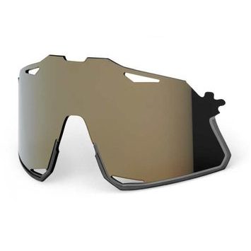 100% HYPERCRAFT Replacement Lens Soft Gold Mirror (nylon)