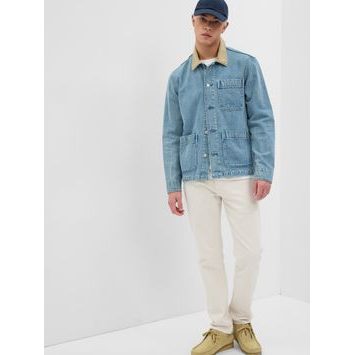 GAP 585766-00 Džínová bunda Modrá