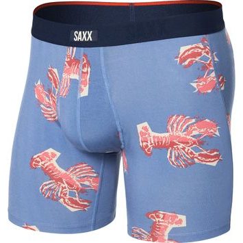 SAXX VIBE XTRA BB FLY, Lobster Boil-Tidal Blue