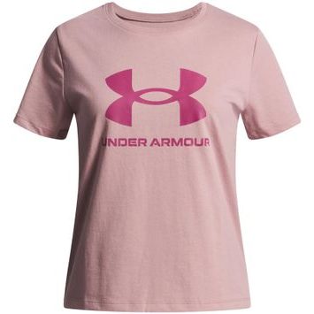 UNDER ARMOUR UA BIG LOGO SS-PNK