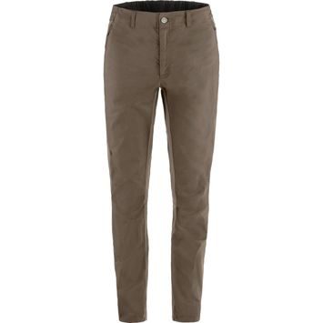 FJÄLLRÄVEN Hoja Hybrid Trousers W Suede Brown