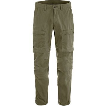 FJÄLLRÄVEN Abisko Hybrid Trail Trs Zip-off M Laurel Green