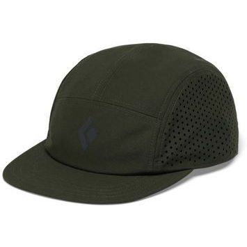 BLACK DIAMOND 5-PANEL SYNTHETIC CAP Dark Moss-Anthracite Icon Logo