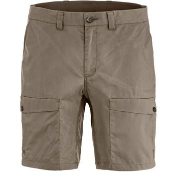 FJÄLLRÄVEN Abisko Hybrid Trail Shorts M Suede Brown