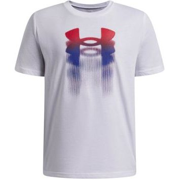 UNDER ARMOUR B Logo Blur SS-WHT