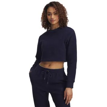 UNDER ARMOUR Icon Terry Varsity Crew-BLU